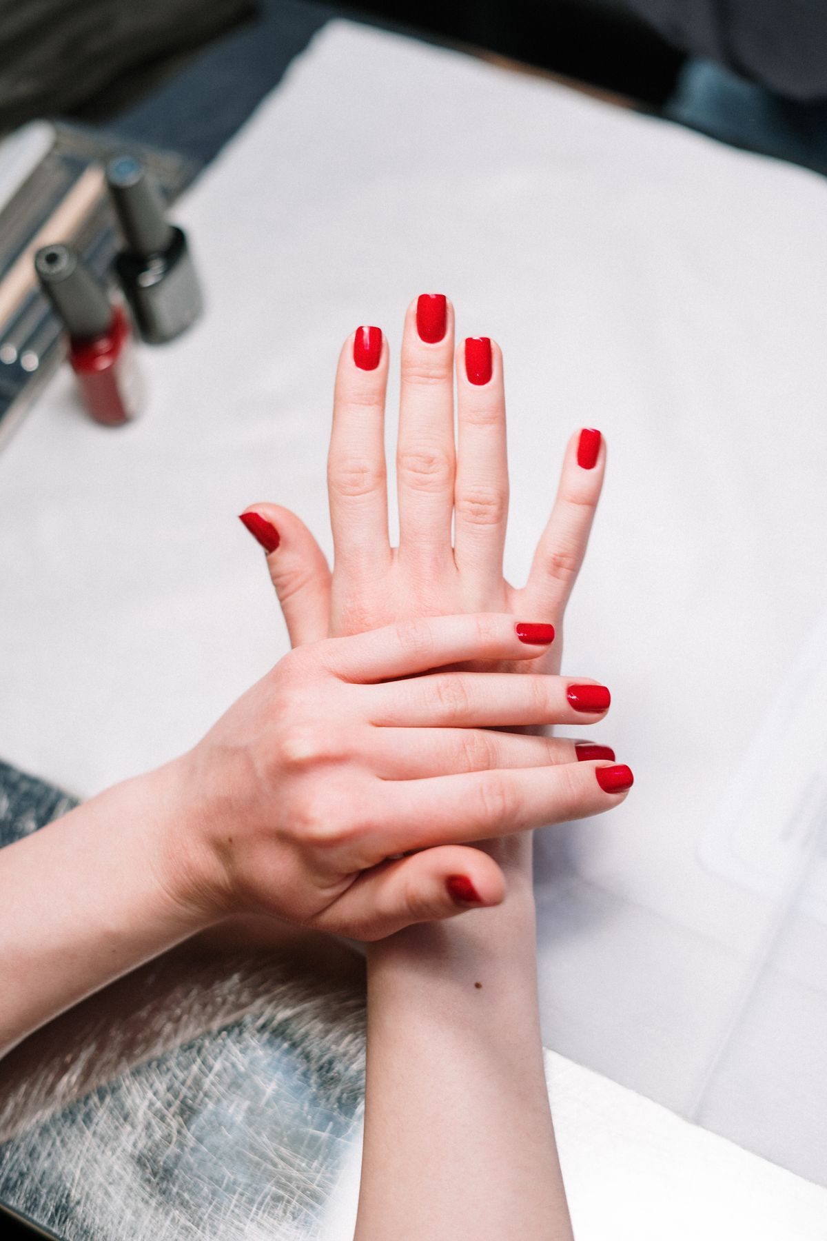 Gel manicure at Glossy Nails, Sterling Heights
